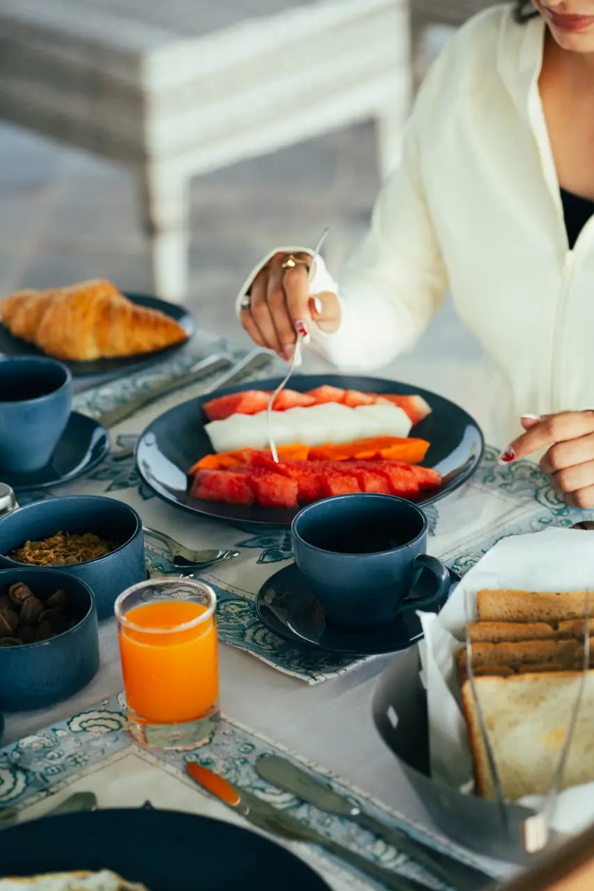 Fresh Gourmet Breakfast Spread