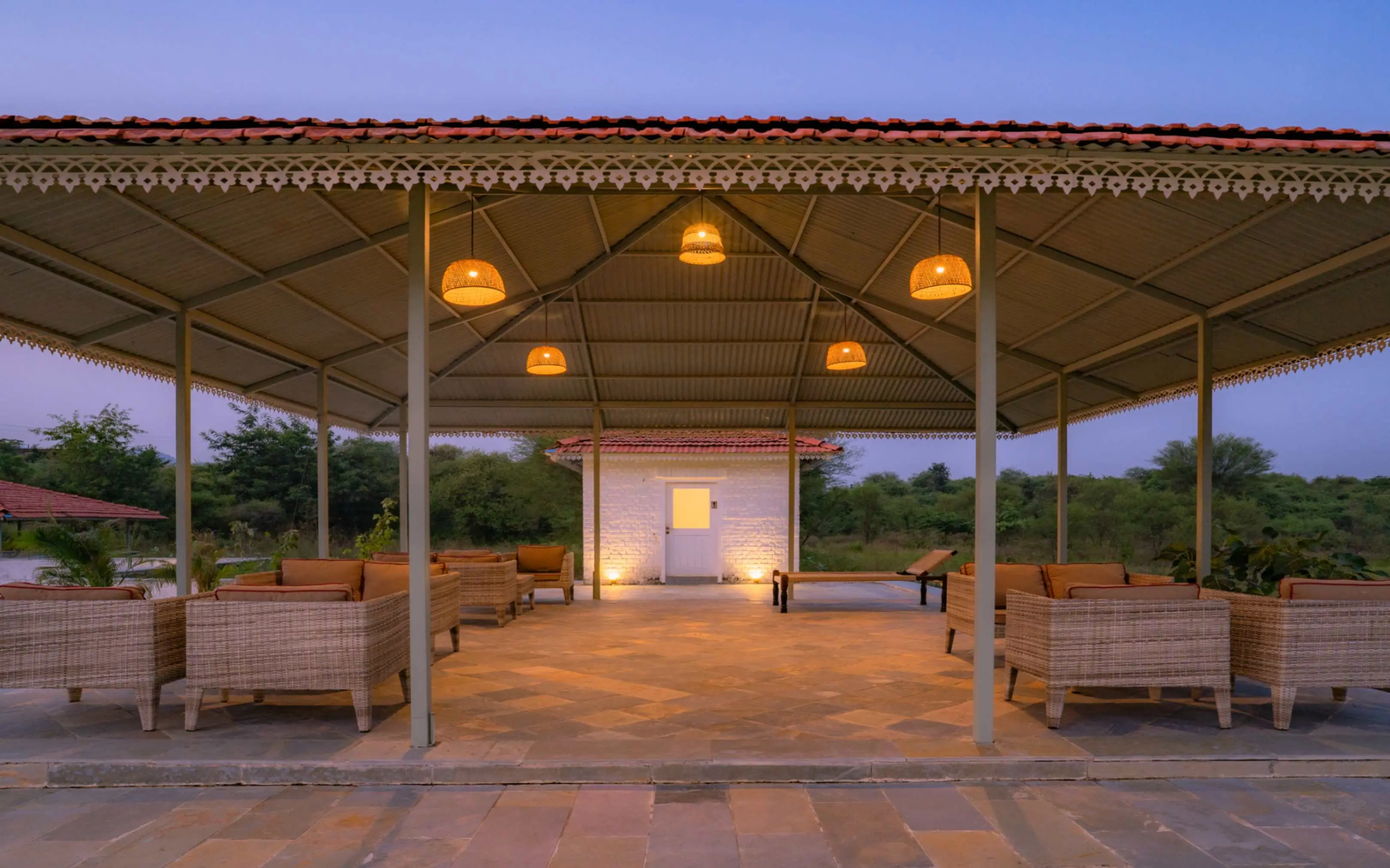 Outdoor Gazebo Lounge at Kadamb Bagh
